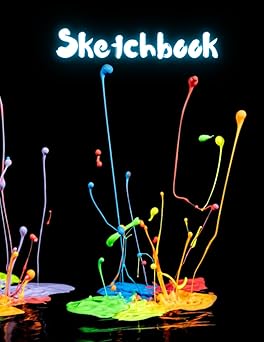 Sketchbook: Cute Blank Sketchbook for Drawing and Sketching for Kids Teens and Adults - 110 Drawing Art Pad Pages for Doodling Painting - 8.5x11 inches Large Size