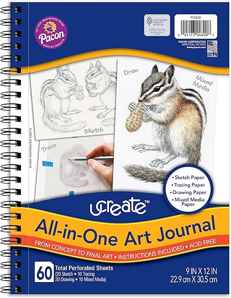 Pacon UCreate All-in-One Art Journal, 12