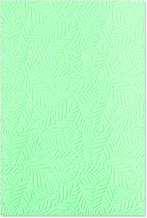 Sizzix 3-D Textured Impressions Embossing Folder Leaf Pattern, 665357, Multicolor