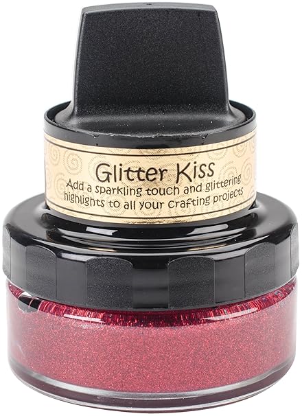 Creative Expressions CSGK Cosmic Shimmer Glitter Kiss, 7.5 x 6.2 x 6.2 cm, Fire Red