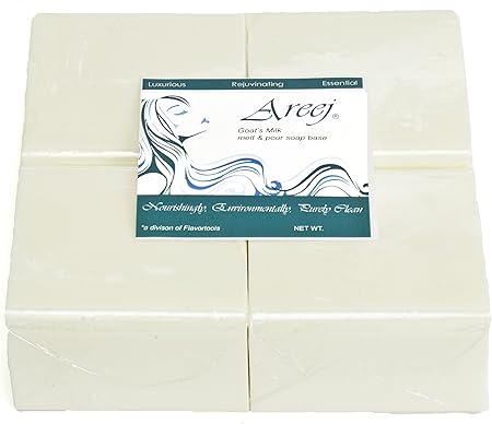 Areej 2 LB Goats Milk Melt and Pour Soap Base