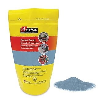 Activa Moon Shadow Decorative Colored Sand in Resealable Bag, 5lb (2.27kg) | Fine Grain & Fade-Proof Sand For Arts & Crafts