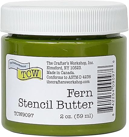 THE CRAFTERS WORKSHOP Fern Stencil Butter 2oz