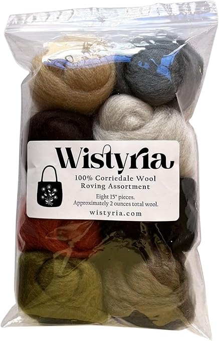 WR-910 Wool Roving (8 Pack).22oz, Rustic