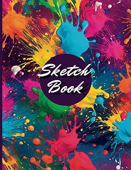 Colorful Sketch Book: Blank Paper Pad 8.5