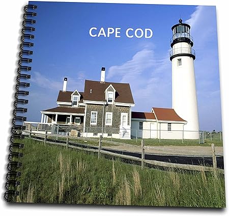 3dRose Lighthouse on Cape Cod in Massachusetts-Memory Book, 12-inch (db_80839_2)