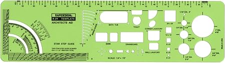 Rapidesign Architect's Aid Template, 1 Each (R29)