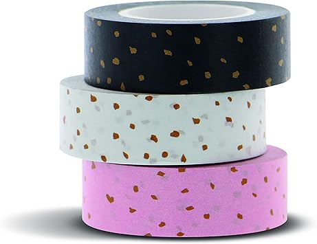 Filofax Accessory, Confetti Collection, Washi Tape, Set of Three (B132705)