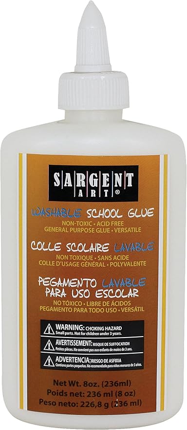 Sargent Art 22-1203 8-Ounce Washable School Glue