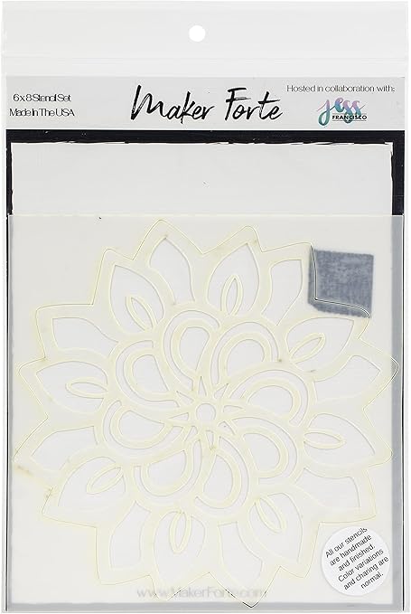 Maker Forte Bloom Stencil 6