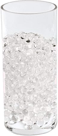 Clear Water Beads, 12 Packs, Each Pack Makes 16 oz Once Hydrated, Wedding and Table Decor, Sensory Fun