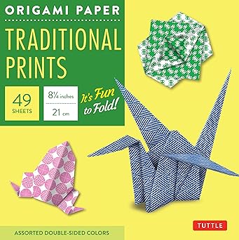 Origami Paper - Traditional Prints - 8 1/4