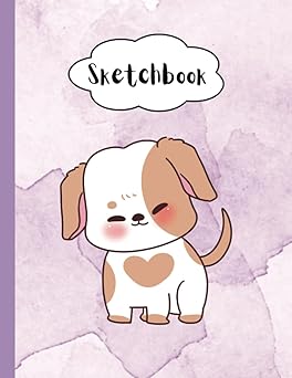 Adorable Dog Sketchbook for Kids, 8.5