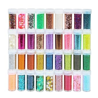 Glitter Variety Pack - 36 Colors, 0.2 oz