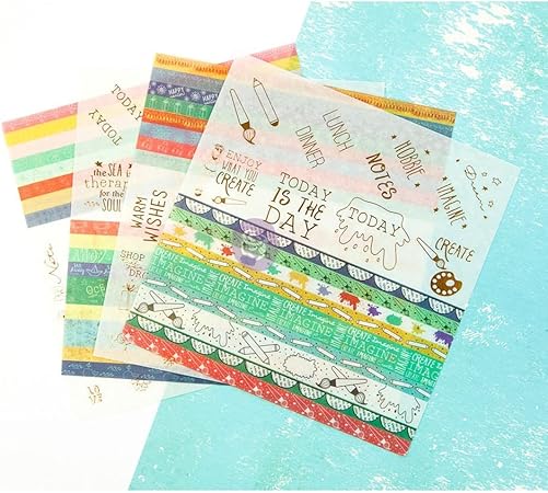 Prima Marketing Julie Nutting Planner Embellishents-Washi Sheets