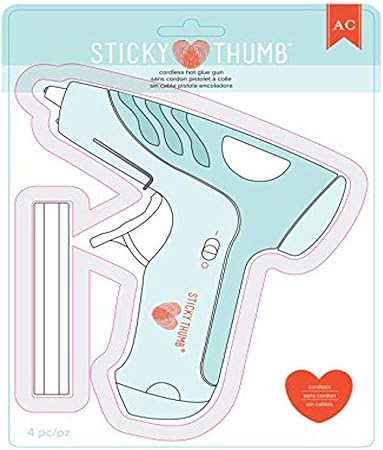 American Crafts 340278 Sticky Thumb GLUEGUN CORDLES HT, Blue