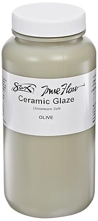 Sax True Flow Gloss Glaze, Olive, 1 Pint