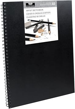 Royal & Langnickel A6 Spiral Bound Hardcover Sketchbook 80 Pages