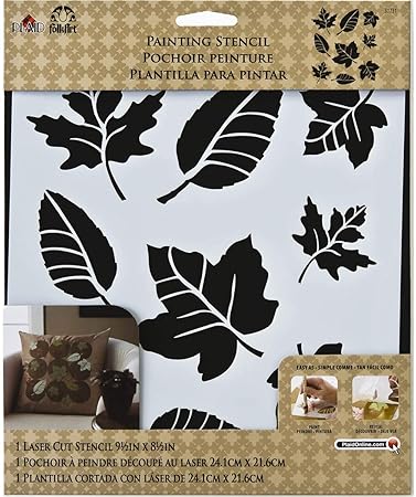 FolkArt Stencil Leaf Variety Sht