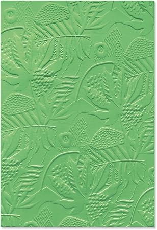 Sizzix 3-D Impressions Embossing Folder-Jungle Textures by Catherine Pooler, Black