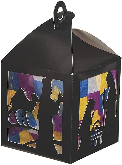 3D Tissue Nativity Lantern Craft Kit - Crafts for Kids and Fun Home Activities