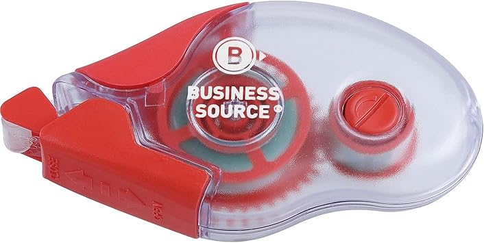 Business Source 86258 Glue Tape, Double Sided, Permanent, 1/3-Inch x393-Inch , Clear