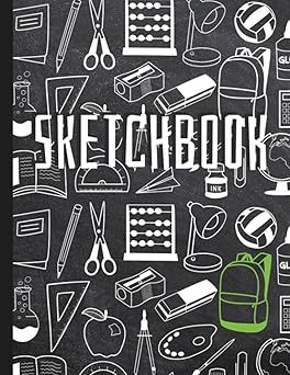 Sketch Book: School Artist Academia Sketchbook, Drawing Blank Paper Pad, 8.5