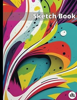 Sketch Book viHu (SBVH09): for Men, Abstract Cover, 120 Pages (8.5 x 11 in)