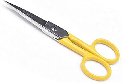 Sookie Sews All Purpose Craft Scissors, Yellow/Steel