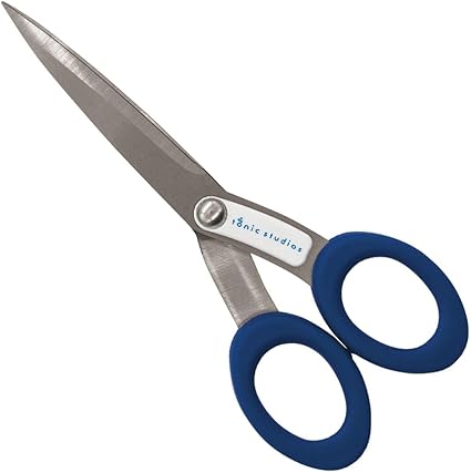 Tonic Studios Left Handed Scissors - All Purpose Heavy Duty Snips with Titanium Coating - Lefty Craft Tool for Fabric, Cardstock, and Vinyl - 6.5 Inch Shears