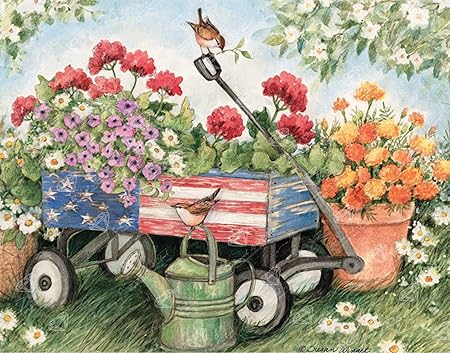 Garden Wagon Diamond Art DIY Kit