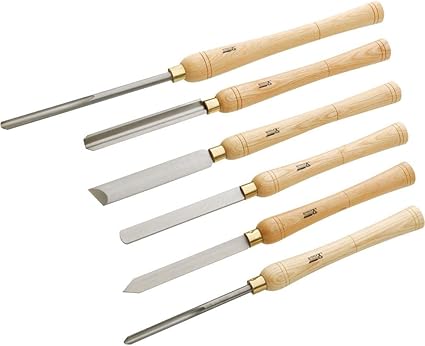 Steelex Plus D2304 Deluxe HSS Lathe Chisel Set, 6-Piece