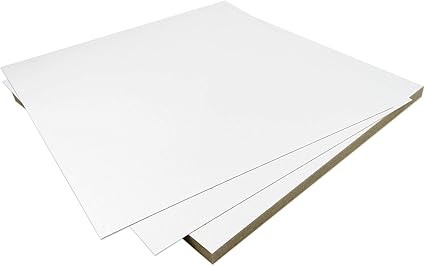 Hygloss Cardboard-Tagboard for Crafts, Backing for Photos and Documents, Scrapbooking and More-Approx. 28 pt. Thickness-12 x 12 inches-Pack of 25, 12 x 12-Inch, None