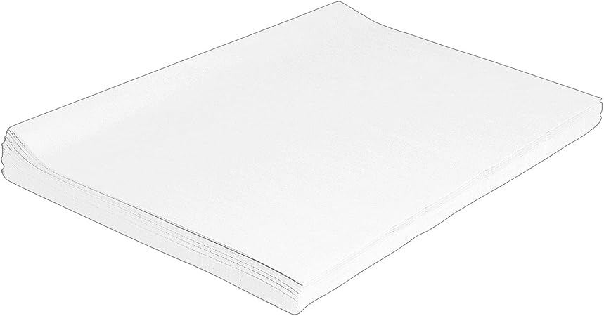 PACON Spectra Deluxe Bleeding Art Tissue, White, 20