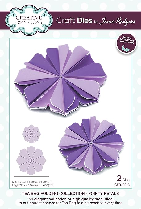 CREATIVE EXPRESSIONS Craft DIE PNTY Petal, Metal