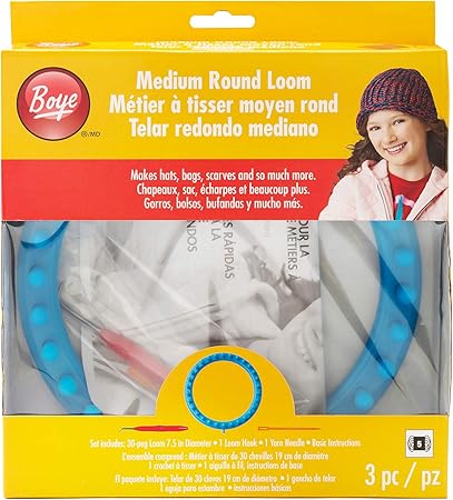 Simplicity Medium Round Knitting Loom, 4pc, 7.5