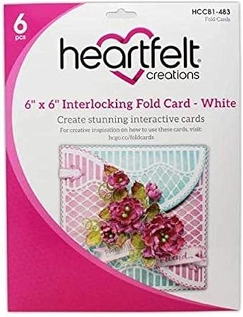 HEARTFELT CREATIONS CIRCLE CARD INTERLOCK, White