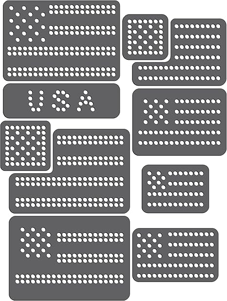 Rhinestone Genie American Flags 2