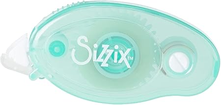 Sizzix, Transparent, Permanent Adhesive Roller , Double Sided, One Size