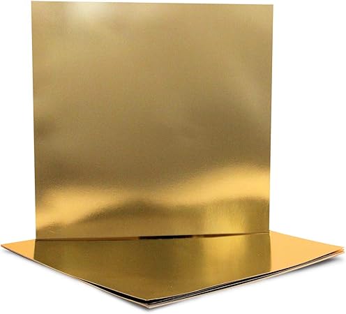 Hygloss Products Metallic Foil Board-Double Sided 10 Sheets, 12