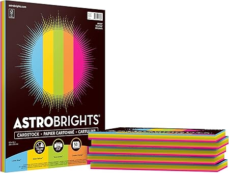 Astrobrights Colored Cardstock, 8.5