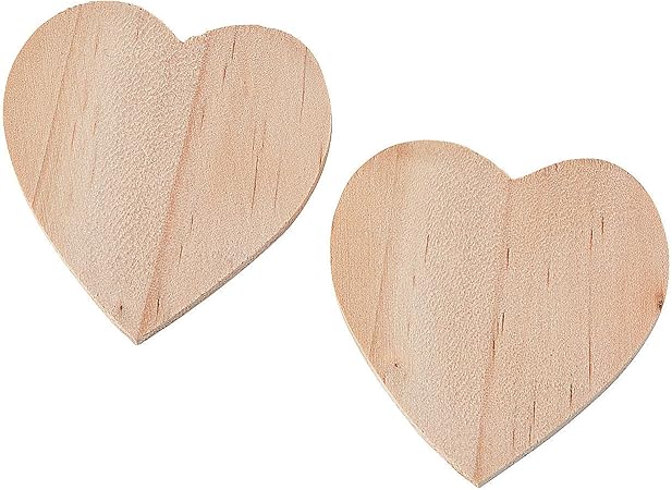 Unfinished 2In Wood Hearts (50Pc) - Crafts for Kids and Fun Home Activities