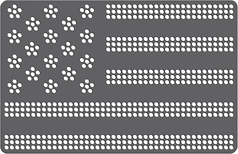 Rhinestone Genie American Flag 8