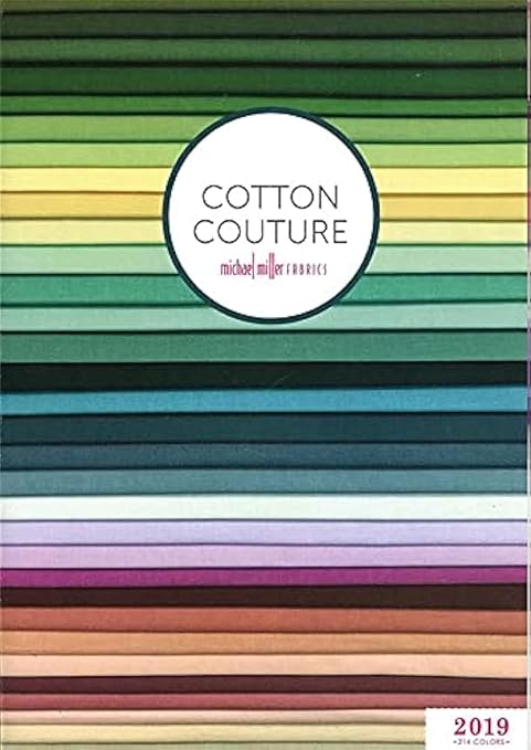 Michael Miller Cotton Couture Swatch Card-214 Colors, Multi