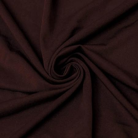 Stylish Fabric Solid Color Heavy Rayon Spandex Jersey Knit Fabric/ 4-Way Stretch-(180GSM)/ DIY Projects, Burgundy Dark 3 Yards