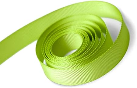 Papillon Ribbon and Bow Grosgrain Ribbon, Apple Green