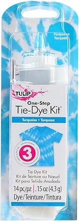 Tulip One-Step Tie-Dye Kit Tulip Fabric Dye Open Stock 21548 Fdy Opstk Turquoise 3/36, As Detailed