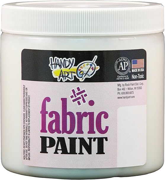 Handy Art Fabric Paint 16 ounce, Binder