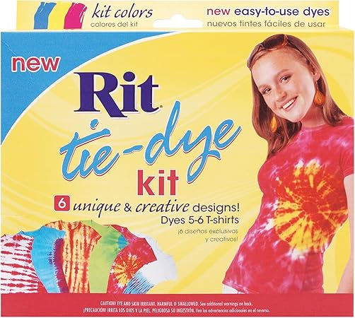 Rit Tie-Dye Kit, Turquoise, Yellow & Fuchsia