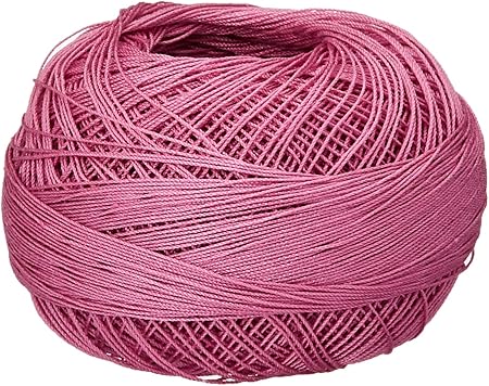 Lizbeth Size 80 HH80 Cotton Thread 184 yds 10 Grams, English Rose Medium